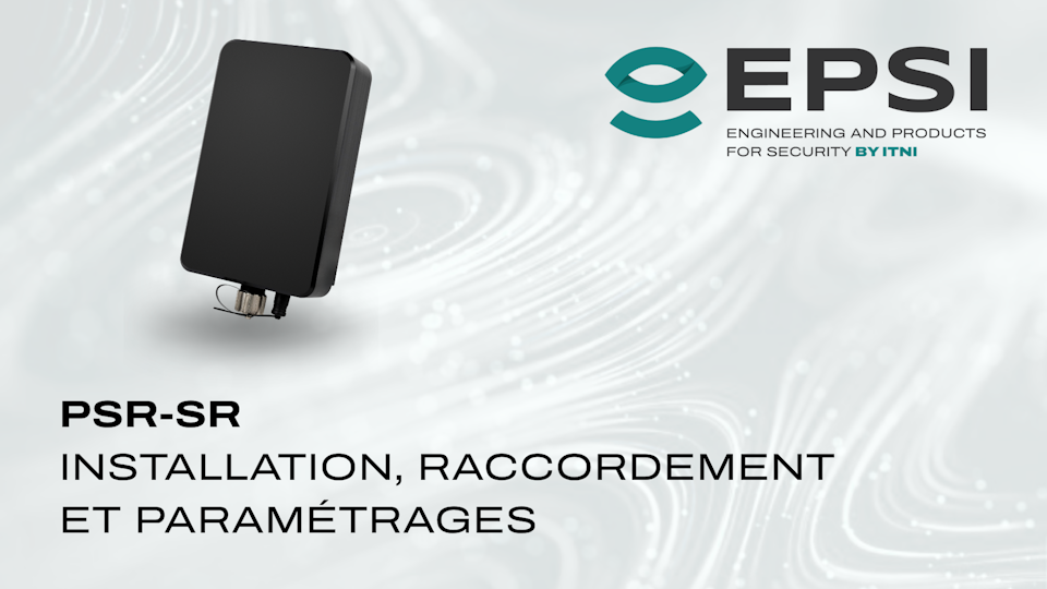 PSR-SR — INSTALLATION, RACCORDEMENT ET PARAMÉTRAGES